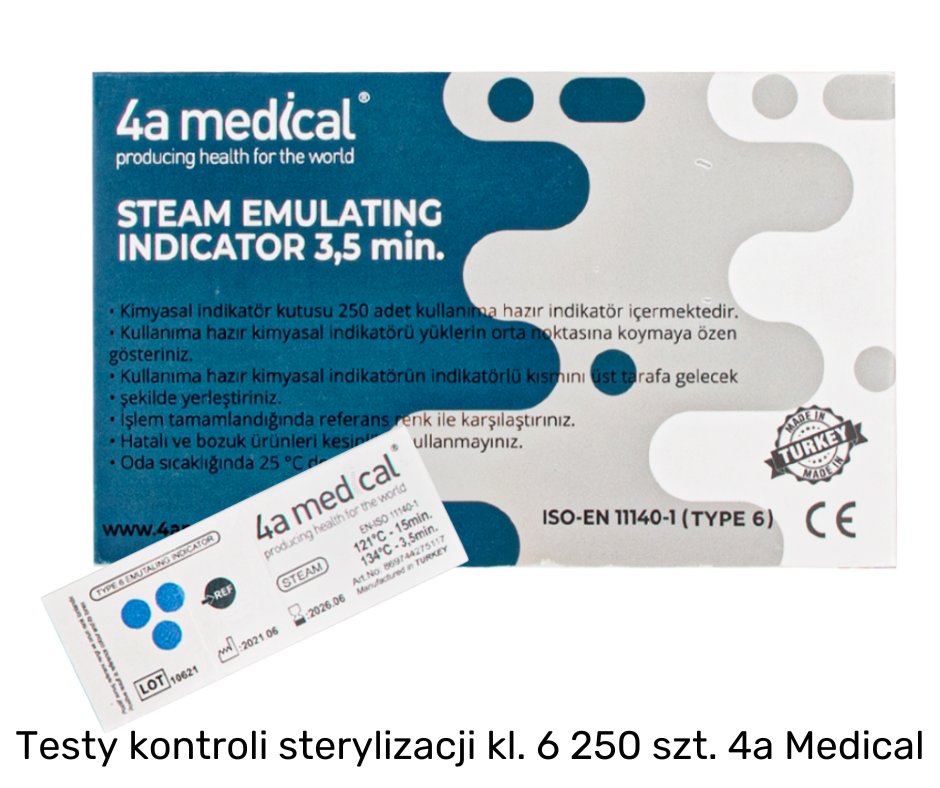 Test klasy 6 250 szt. 4a Medical